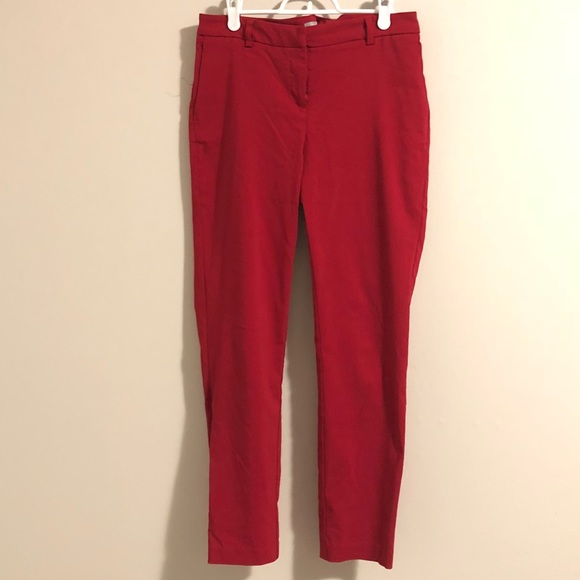 Kenar red straight leg pants - Picture 2 of 8